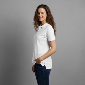 Ladies Plain Polo <b>T</b>-<b>Shirts</b> Knit Collar Short Sleeve Womens Regular Fit Golf <b>Shirt</b> - Product Image 3