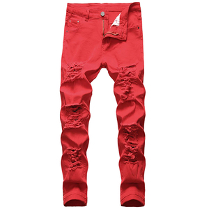 Jeans en denim pour homme de qualité supérieure Coupe droite décontractée Confort durable Écologique Séchage rapide Polyvalence mode - Product Image 1