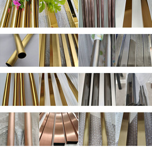 <span class=keywords><strong>200Mm</strong></span> OD 201 304 316 Rose Gold Trang Trí Ống Thép Không Gỉ Hình Chữ Nhật Màu Hàn Kim Loại Que Ống Cho Cửa Hàng Quần Áo - Product Image 4