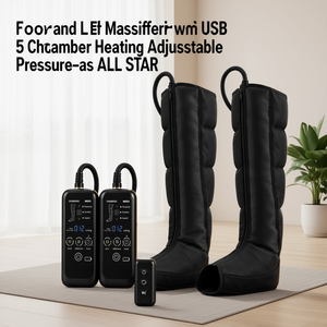 เครื่องนวดเท้าและขาพร้อมพลังงานจาก USB 5 ช่องทำความร้อน ปรับแรงกดได้ AS ALL STAR - Product Image 3