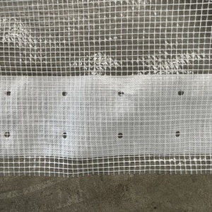 Wholesale High-quality Waterproof Fire Resistant UV Resistant Matte Surface Scaffold PE Plastic Tarpaulin Sheeting 3-8mil - Product Image 1