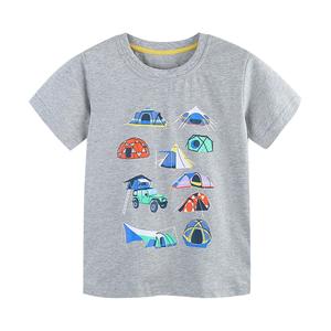 T-shirts d'été 100 % coton à manches courtes pour enfants, garçons et filles, uniformes de classe, chemises publicitaires compressées – Vente en gros - Product Image 5