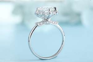 Anillo de Eternidad de Plata con Diamantes Cultivados en Laboratorio Royal Spark Vintage, Brillo Infinito, Certificado IGI, Corte Brillante Redondo - Product Image 3