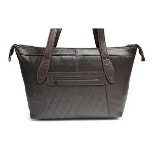 Sac fourre-tout mini en cuir de vachette fourrure, dernier cri, élégant, avec fermeture éclair, imperméable, toutes saisons, pour voyage et usage quotidien, pour femme - Product Image 1