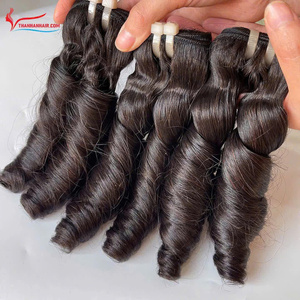 Cabello crudo vietnamita de doble extracción Cabello vietnamita rizado hinchable Extremos más gruesos completos Envío global - Product Image 6