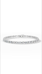 Bracelet tennis distinctif en diamants de laboratoire taille ronde et marquise, or 14 carats, bijoux de luxe, fabricant grossiste - Product Image 3
