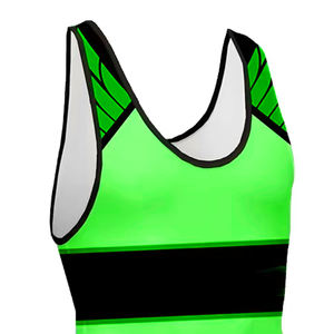 Uniforme Deportivo Personalizado de Alto Rendimiento para Equipos y Clubes, Singlet de Lucha Sublimado, Transpirable y Elástico, para Hombres y Mujeres - Product Image 2