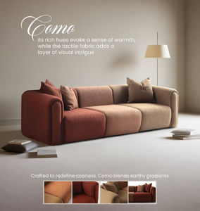 โซฟาเข้ามุมรูปตัวแอลผ้าสี่เหลี่ยมลายเกลียว 30 ชิ้น โครงไม้สักแข็งแรง ฟองน้ำยางลาเท็กซ์ซุปเปอร์ซอฟท์ โฟมความหนาแน่นสูง เฟอร์นิเจอร์คุณภาพสูง - Product Image 4