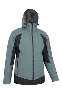 Veste d'hiver pour homme de haute qualité, tissée, enduite, coupe-vent, col montant, respirante, rembourrée, 100% polyester/coton - Product Image 6