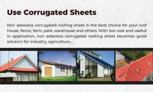 Panneaux de toiture ondulés en PVA durables, sans amiante, résistants à la chaleur, imperméables, pour l'industrie - Product Image 5