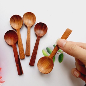 Mini cuillère à épices en bois de rose avec Logo personnalisé, vente en gros, service d'assaisonnement fabriqué au Vietnam, haute qualité - Product Image 6