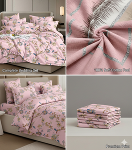 Juego de Sábanas King Size de Calidad de Exportación, Diseño de Rayas de Lujo, Sábana Ajustable Elástica, Sábana Plana, Fundas de Almohada a Juego, para Hospital y Hotel - Product Image 2