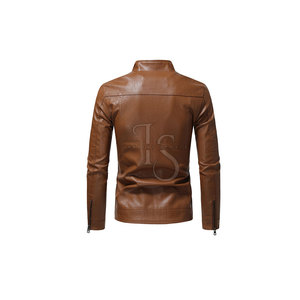 Chaqueta de Invierno de Cuero Vacuno con Diseño Personalizado, Estilo Urbano, Cuello Alto de Lona, Alta Calidad, Precio Razonable, Gran Venta - Product Image 2