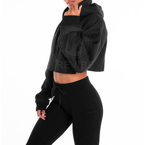 Sudaderas cortas de alta calidad hechas en Pakistán con logo personalizado, ropa informal, sudaderas cortas para venta en línea - Product Image 4