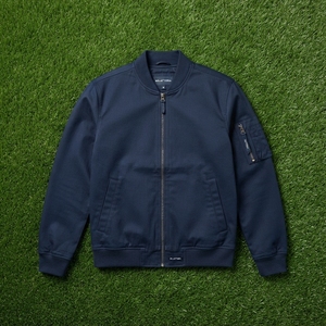 Chaqueta Bomber Azul Marino para Hombre, Chaqueta Casual con Cierre, Chaqueta Ligera de Moda Urbana, Ropa Exterior Personalizada OEM ODM, Chaqueta al por Mayor - Product Image 6