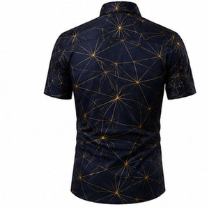 Camisa Casual de Lujo para Hombre con Estampado Floral, Material Transpirable, Corte Regular y Acabado de Alta Calidad para Comodidad en Todas las Estaciones - Product Image 2