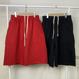 Nouveautés : Short de survêtement en molleton bouclette personnalisé, longueur genou, avec cordon de serrage, coupe ample, respirant, pour homme, faible MOQ, idéal pour l'extérieur - Product Image 2