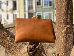 Nouveaux vrais cheveux faits à la main sur la peau imprimé Animal fourrure cuir glands pochette Unique personnalisé fourrure cuir ATM porte-cartes portefeuilles - Product Image 5