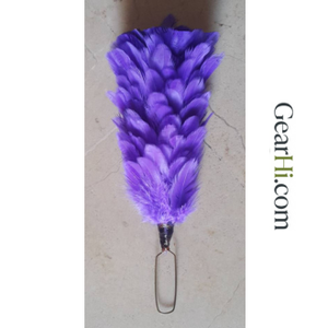 Red Hackle <b>Feather</b> for Glengarry <b>Hat</b> | Formal Scottish Ceremonial Cap Plume Adjustable Headwear Accessory - Product Image 3