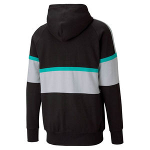 เสื้อฮู้ดสีสันตัดกัน แขนเสื้อแบบแร็กแลน ทรงปกติ สวมใส่สบาย เหมาะสำหรับฤดูใบไม้ร่วง มีกระเป๋า ผลิตจากผ้าโพลีเอสเตอร์ถักที่ระบายอากาศได้ดี - Product Image 3