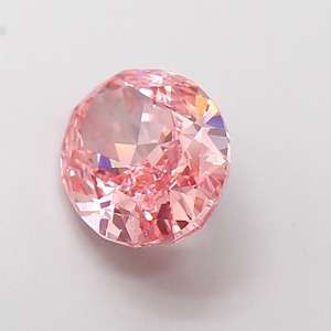 Diamant CVD rose vif fantaisie de 2,08 carats, de forme ovale modifiée, de luxe, cultivé en laboratoire, clarté VS2, polissage excellent, diamant non monté - Product Image 2