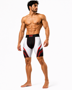 Custom Men Compression Shorts Quick Dry Breathable Gym Running Training Sports Base Layer Tights OEM Private Label Wholesale - Product Image 4