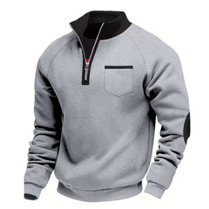 Sweat-shirt personnalisé : fermeture éclair quart de tour en tissu French Terry pour les marques de golf américaines, approvisionnement en gros sous marque privée S-XL - Product Image 4