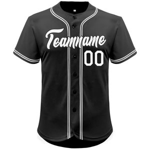 Maillot d'entraînement de baseball personnalisé en tricot premium, style vintage, confort supérieur, impression intégrale, tenue d'équipe personnalisée - Product Image 1