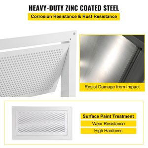 Copertura a persiana per spazi ristretti, ventilazione per fondamenta anti-alluvione, ventilazione a parete 8" x 16" - Product Image 3
