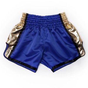 <b>Men</b> Thai Boxing <b>Shorts</b> Satin Elastic Waist Side Split Training Gym Lightweight Colorful All Over Print top <b>mens</b> muay thai - Product Image 4