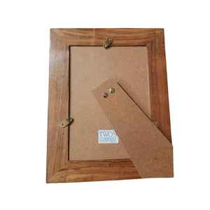 Cadre photo en bambou naturel écologique, artisanal, rustique, en bois, pour la décoration de la maison, à poser sur table ou bureau - Product Image 5