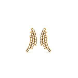 Clous d'oreilles en zircon taille prisme élite, plaqué or, argent pur 925, sélection de bijoux chics pour femme, grand cadeau, mode soirée - Product Image 6
