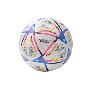 Ballon de football en cuir durable, cousu à la machine, personnalisable, dernier style, en vente en ligne - Product Image 2