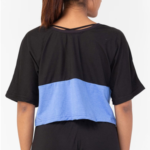 T-shirt court pour femme, streetwear, logo personnalisé, respirant, décontracté, nouveau style, vente en gros, fabricant OEM, faible MOQ - Product Image 4