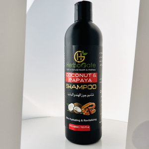 Shampoo à la noix de coco et à la papaye pour la réparation des cheveux, le soin du cuir chevelu et la routine capillaire quotidienne rafraîchissante - Product Image 3