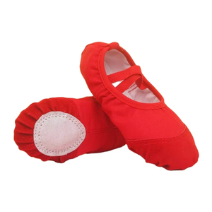 Zapatos de ballet suaves para mujer, zapatos de baile latino, suela de cuero genuino elástico, zapatos de baile de ballet blancos, zapatos de moda para mujer - Product Image 1