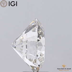 Elegancia que puedes usar Diamond 5,50 CT. Laboratorio crecido CVD corte redondo G Color VVS2 claridad IGI certificado para anillo - Product Image 5