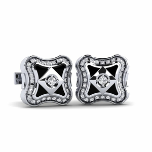 Custom 9K Gold <b>Cufflinks</b> for Men Personalized Fine Jewelry <b>Shirt</b> Accessories Wedding Anniversary Birthday and Gift - Product Image 3