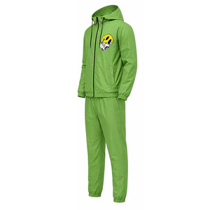 Ensemble veste coupe-vent et pantalon pour homme, vêtements de sport légers en polyester personnalisés, entraînement physique, jogging, extérieur, fabricant en gros - Product Image 2