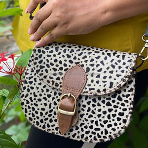 Nouveau 2024 Vente chaude Sac à bandoulière en cuir Grnuine à imprimé animal personnalisé de haute qualité Sac à main de luxe en cuir véritable pour femmes - Product Image 4