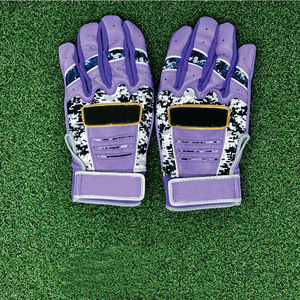 High Quality Bruce <b>Bolt</b> Style Baseball Batting Gloves 100% Premium Cabretta Leather <b>Hook</b> Loop Closure Right Hand Gloves - Product Image 3