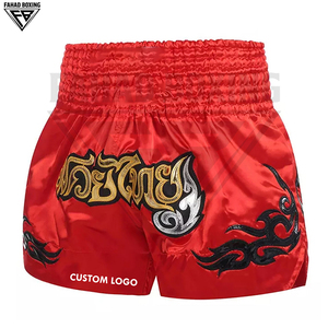 Vêtements de boxe et d'arts martiaux imprimés par sublimation OEM ODM, 100% polyester, confortables, best-sellers, nouveaux produits, shorts de Muay Thai - Product Image 4