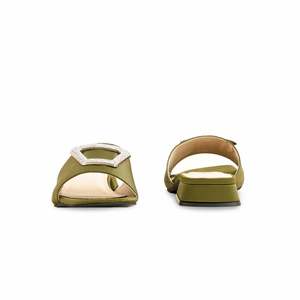 Olive Ladies Formal FR8374 Slipper Elegant <b>Slides</b> for Comfortable Footwear - Product Image 2
