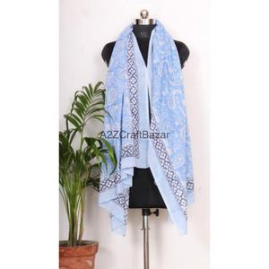 100% Cotton Skin-Friendly Breathable Soft Solid Color Floral Digital Handmade Women's Pareo <b>Sarongs</b> Hijab Beachwear Daily - Product Image 2