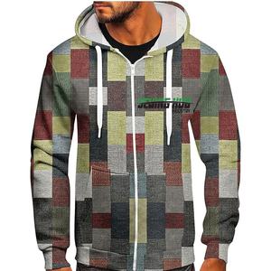 Sweat-shirts pour hommes personnalisés 2024, basiques, en coton mélangé, meilleurs sweats à capuche sportifs à fermeture éclair, fabriqués au Pakistan, service OEM, polaire en polyester - Product Image 2