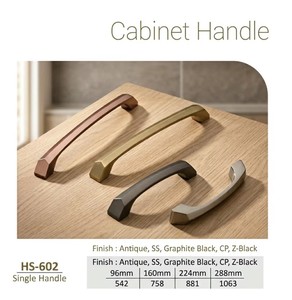 Manijas de Gabinete Largas de Latón Modernas HI-SAFE LOCKS WARE HS-602, Tiradores para Cajones de Cocina, Diseño Personalizado, Venta al Por Mayor - Product Image 3