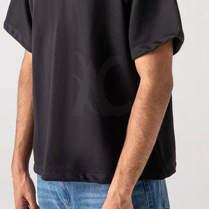 Camiseta Unisex de Corte Cuadrado, Algodón Grueso, Estilo Urbano, Cómoda, Transpirable, con Estampado Personalizado - Product Image 5