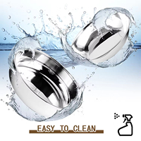 Lefeng Unique 8L Plat de service de luxe en acier inoxydable argenté, chauffé à l'alcool, 85-100°C, pour hôtels et mariages