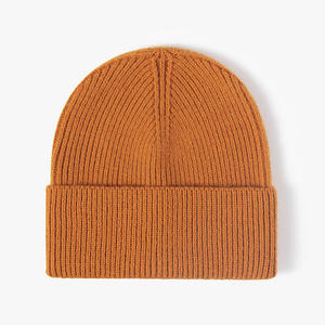 Men Cuffed Knit Beanie Hat Soft Warm Stretch Comfortable <b>Winter</b> <b>Cap</b> Casual Style for Outdoor Daily Wear - Product Image 1
