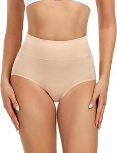 Ropa Interior Femenina de Cintura Alta de Buena Calidad, Suave al Tacto, Algodón Elástico, Transpirable, Soporte Delicado, Cobertura Total, Uso Diario, Suave - Product Image 6
